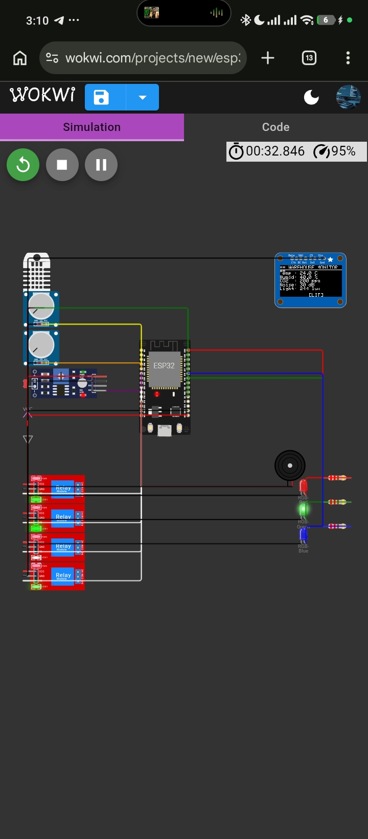 PCB with through-hole components